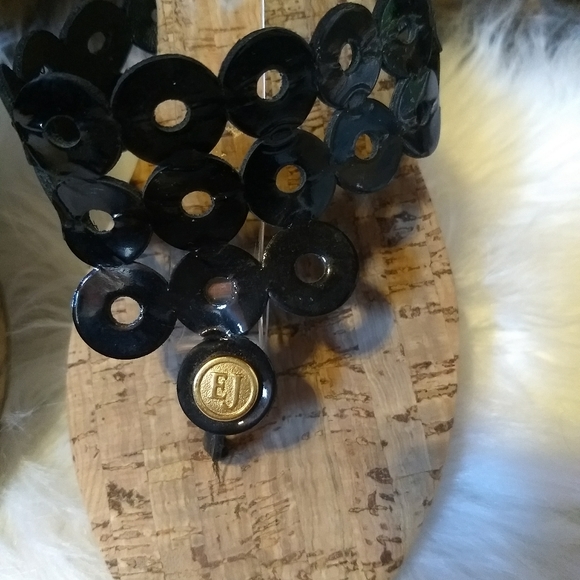 Eric Javitz Platform Thong Sandles - Picture 3 of 9